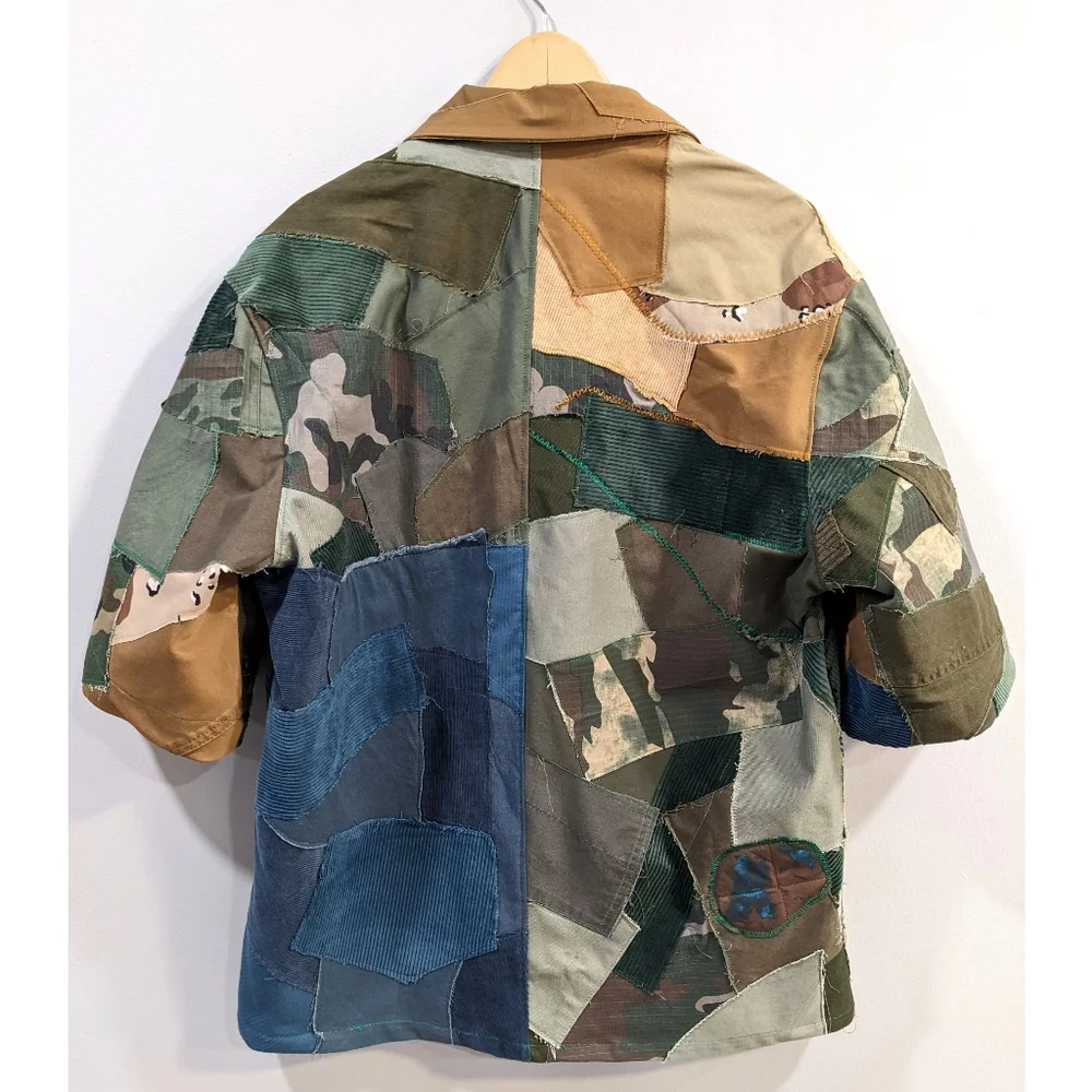 Flawed Double Breasted Lapel Shirt (Chest 39-41″) - Picture 4 of 5